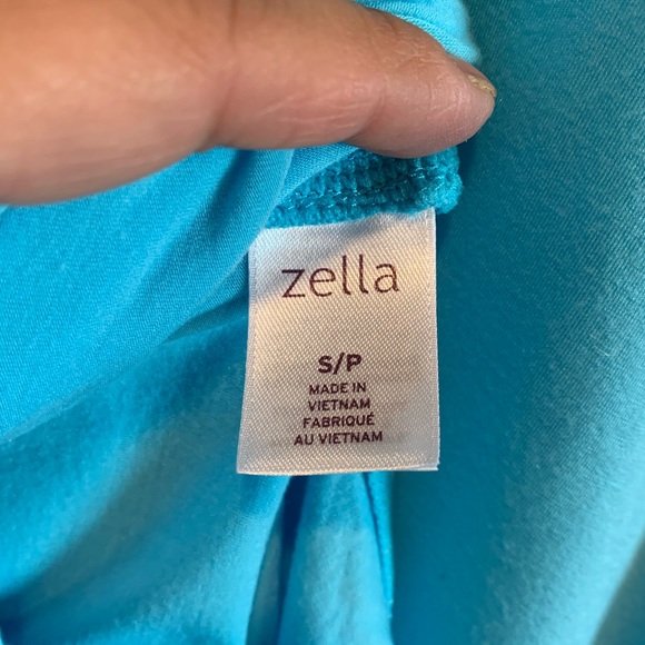 Zella The Peace tie tee sz S v neck short sleeve - Picture 6 of 8